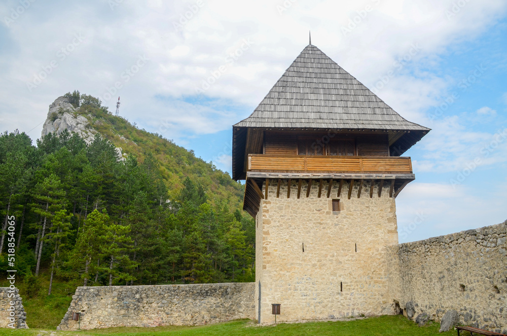 Medieval fortress. Walls and towers on old castle. Castle Architecture. Medieval fortress. Walls and towers on old castle. Castle Architecture.