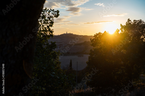 Sunset in Tuscany