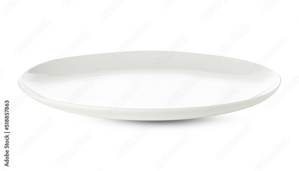 white plate dish isolated on white background white plate dish isolated on white background