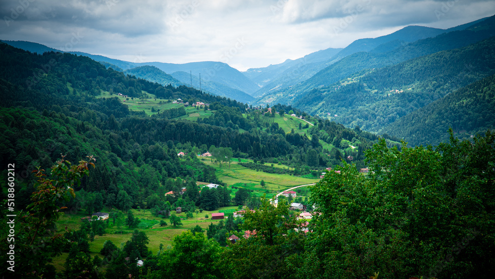 Fototapeta premium Trabzon landscape in the mountains