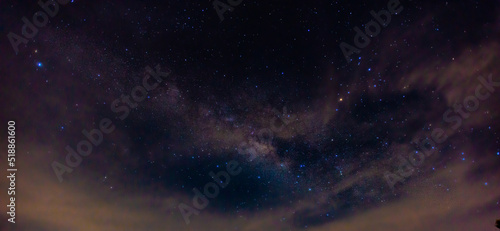 milky way , night stars for background, stars in the night sky.