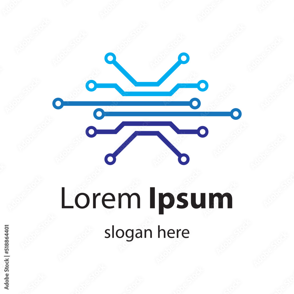 Technology logo images illustration Technology logo images illustration