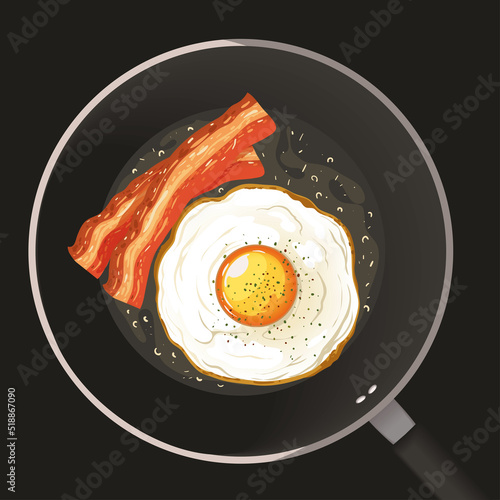 breakfast fried eggs