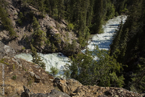 Bugaboo creek at Lower Bugaboo Falls at Brisco in British Columbia,Canada,North America
 photo