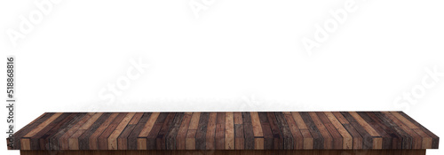 background of empty wood table and old table of wood
