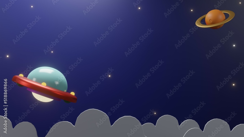 A UFO GO TO THE SATUNE A UFO GO TO THE SATUNE