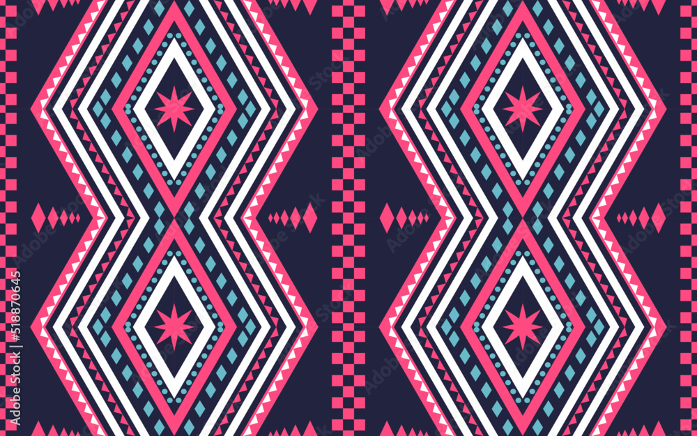Geometric ethnic oriental ikat seamless pattern traditional design for background,wallpaper,clothing,wrapping,Batik,fabric Geometric ethnic oriental ikat seamless pattern traditional design for background,wallpaper,clothing,wrapping,Batik,fabric