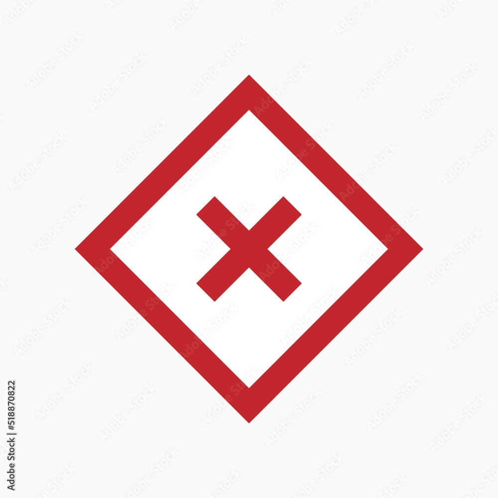 Stop Icon. Prohibition Vector Sign & Symbol. Stop Icon. Prohibition Vector Sign & Symbol.