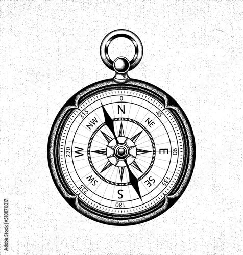 Compass Vector Illustration