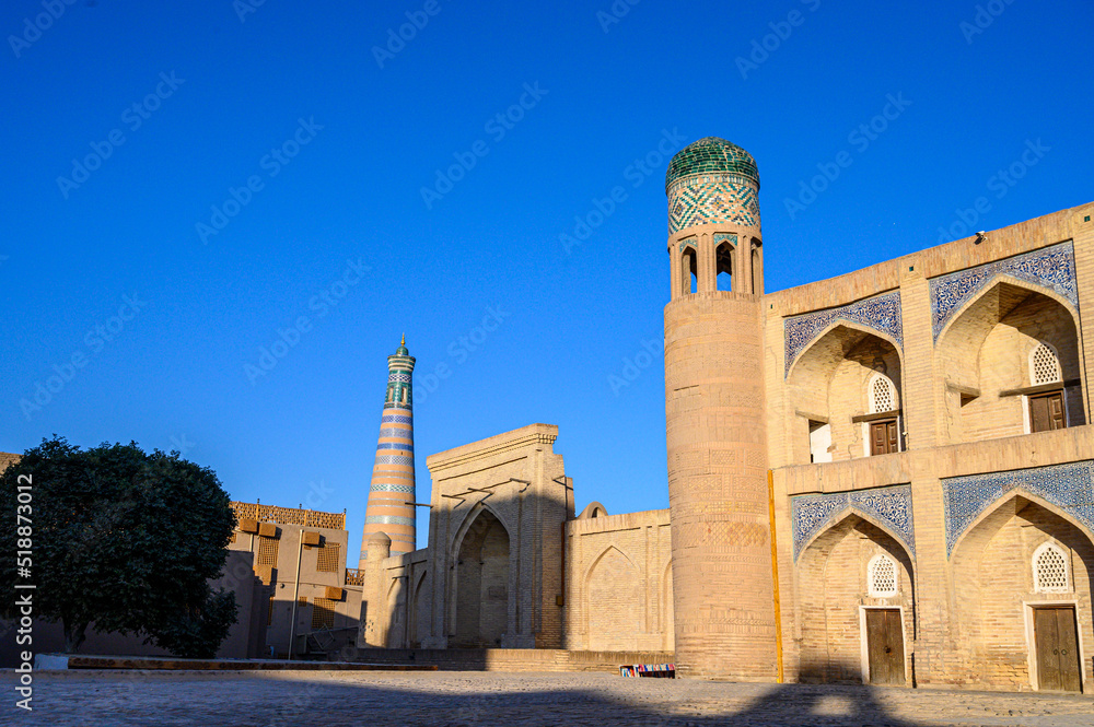Ancient architecture of the Uzbek city of Khiva.