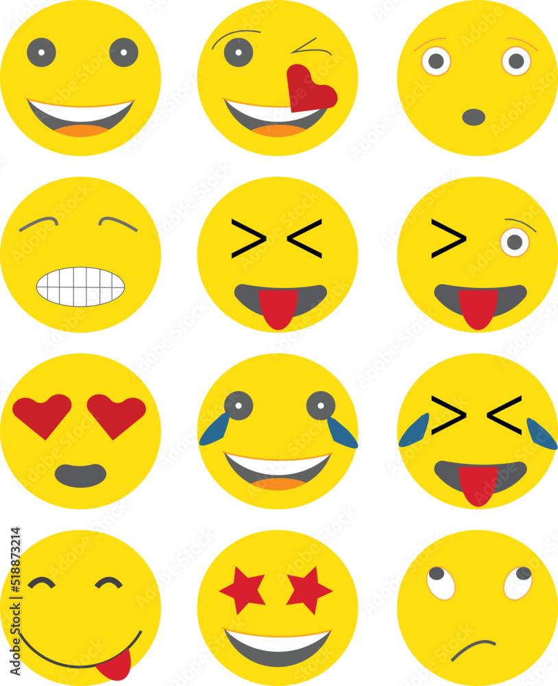 stickers Collection cartoon pop art with a unicorn, rainbow, lips, emoji. Vector illustration stickers Collection cartoon pop art with a unicorn, rainbow, lips, emoji. Vector illustration