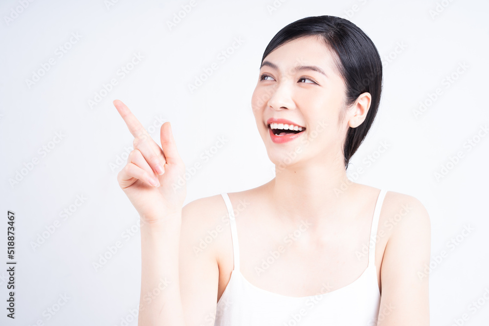 Beauty image of young Asian woman with beautiful skin Beauty image of young Asian woman with beautiful skin