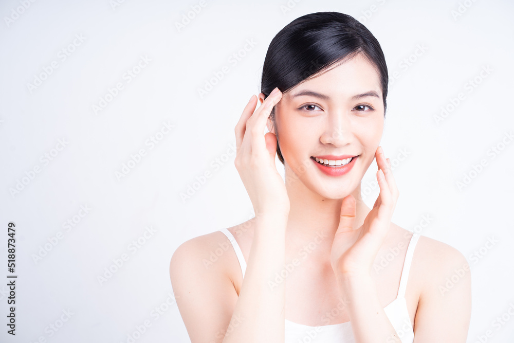 Beauty image of young Asian woman with beautiful skin Beauty image of young Asian woman with beautiful skin