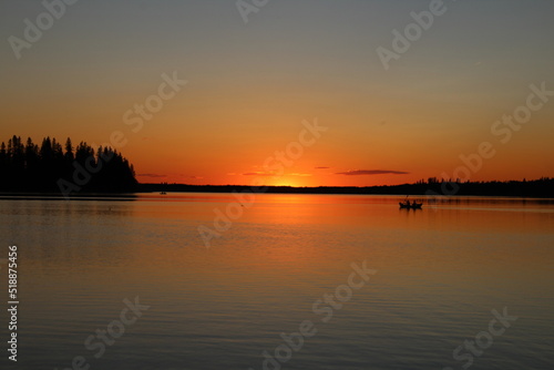 Final Rays Of The Sunset  Elk Island National Park  Alberta