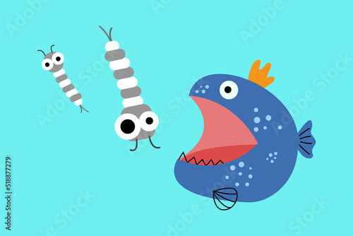 mosquito carrier of dengue virus, zika virus, malaria. mosquitoes control concept. vector illustration