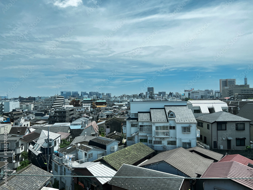 Fototapeta premium 青空の町