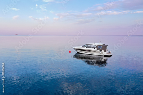 Boat on the Adriatic sea (Croatia) © Oksana