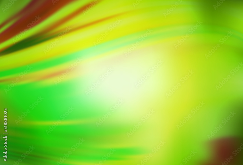 Obraz premium Light Green vector colorful blur background.