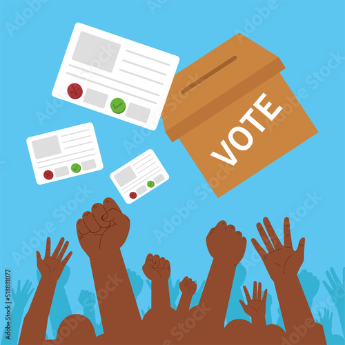 people demonstrate democracy