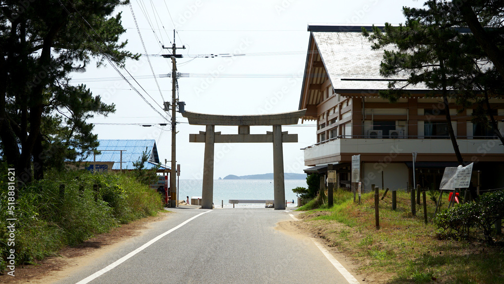 福間海岸 かがみの海 風景