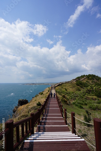 fine seaside walkway and island © SooHyun