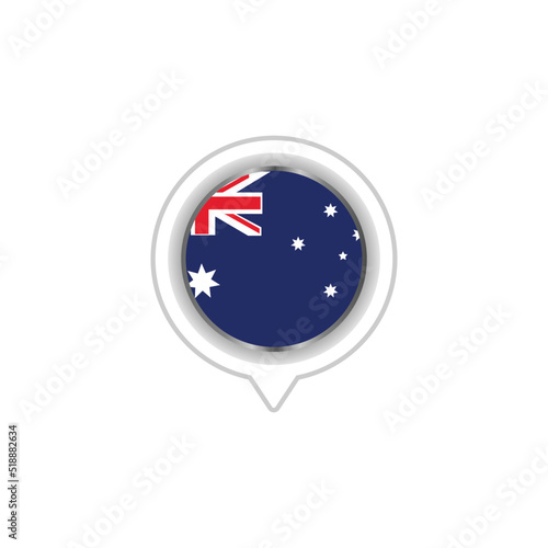 Australia flag emblem vector design Free Download Australia flag emblem vector design - GFXLoad