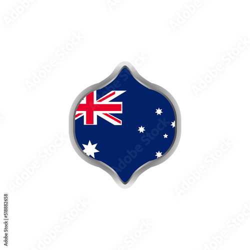 Free Download Australia flag sign badge design vector - GFXLoad