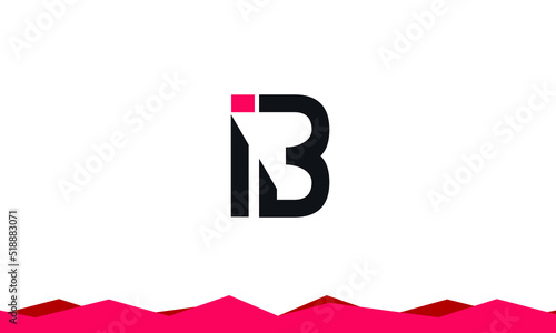 Alphabet letters Initials Monogram logo RB, BR, R and B