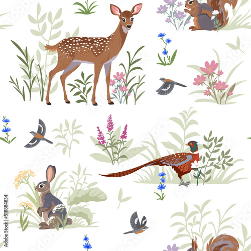 background forest animals