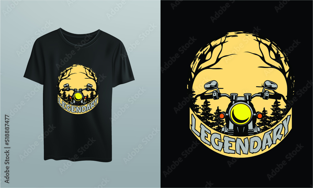 Classic Bike T Shirt Design Classic Bike T Shirt Design