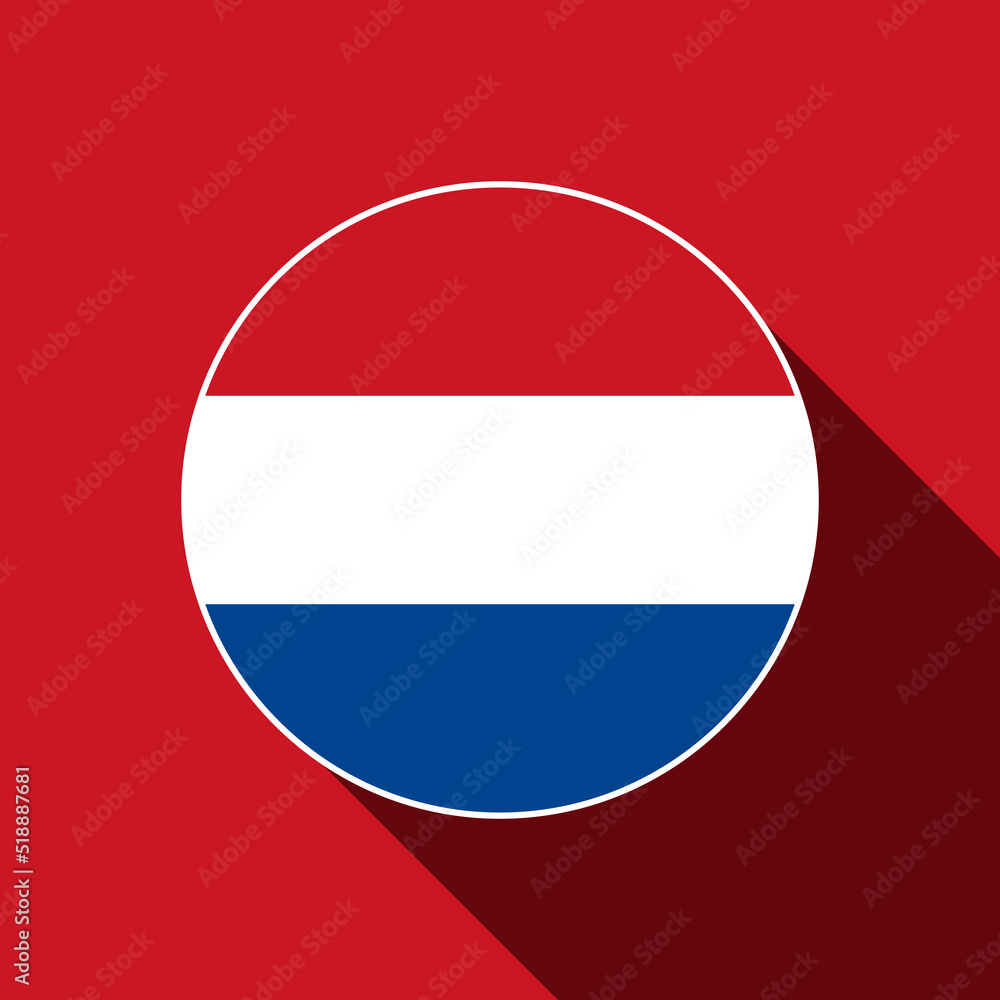 Country Caribbean Netherlands. Caribbean Netherlands flag. Vector illustration. Country Caribbean Netherlands. Caribbean Netherlands flag. Vector illustration.