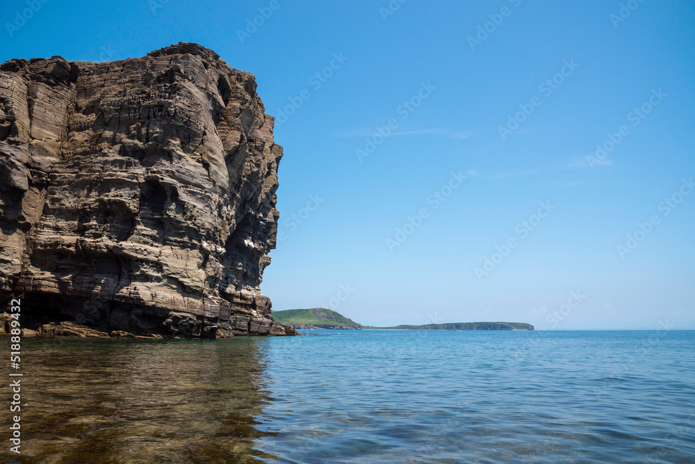Cape Tobizin on the Russian island in Vladivostok