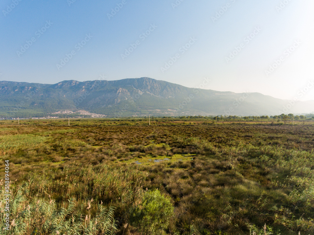 Landscape of the green land and mountains in Turkey. Landscape of the green land and mountains in Turkey.