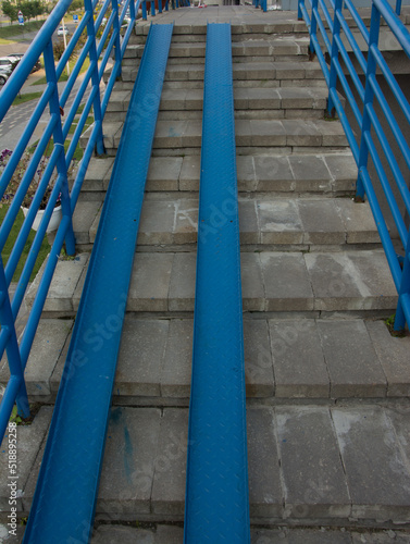 stairs in the stadium