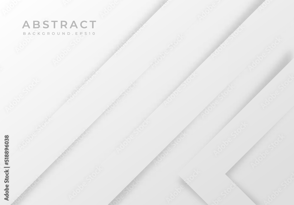 Obraz premium Abstract Dynamic White Dimension Background with Copy Space for Text