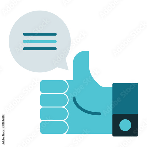 arm icon agree with thumbs up