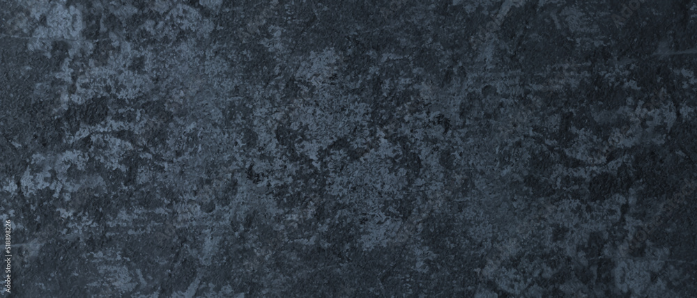 Fototapeta premium Old grunge stucco wall texture, dark blue faded marbled stone or rock textured, scratched and blurry grunge texture, Hard and cracked blue background with vintage grunge.