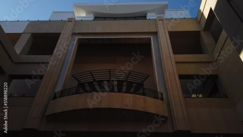 Los Angeles, California, USA, June 19, 2022: The front facade of the Dolby Theatre at Ovation Hollywood Shopping mall, on Hollywood Boulevard and Highland Avenue, in the Hollywood district of LA. photo