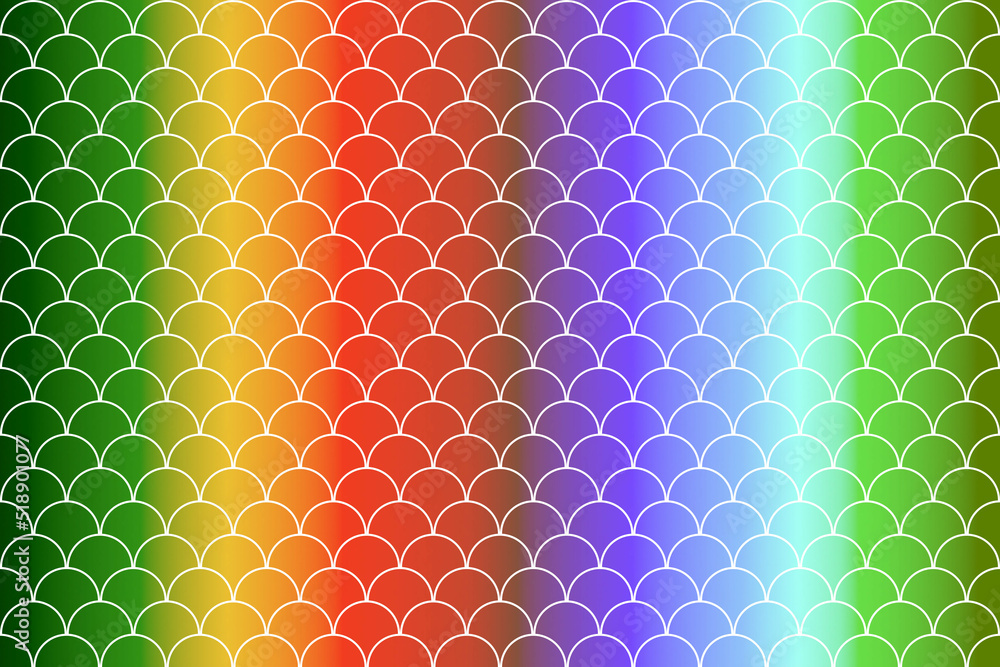 Rainbow fish scales or mermaid scales pattern background. Rainbow fish scales or mermaid scales pattern background.