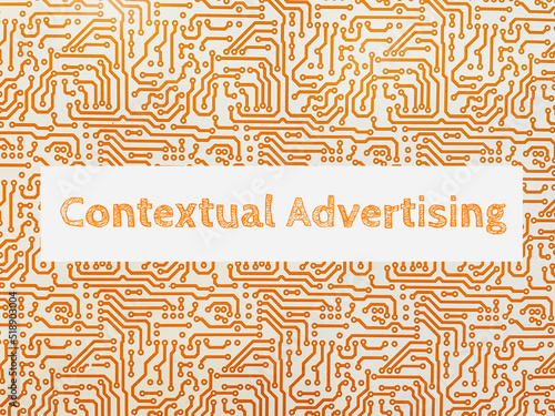 circuit board background - contextual advertising