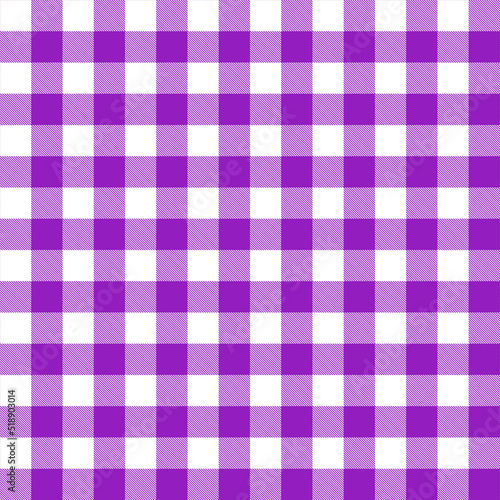 Gingham tablecloth vector seamless pattern