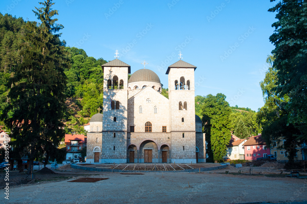 Serbian Orthodox Church in Bosnia and Herzegovina in town Foca, Church Saint Sava (Sveti Sava).