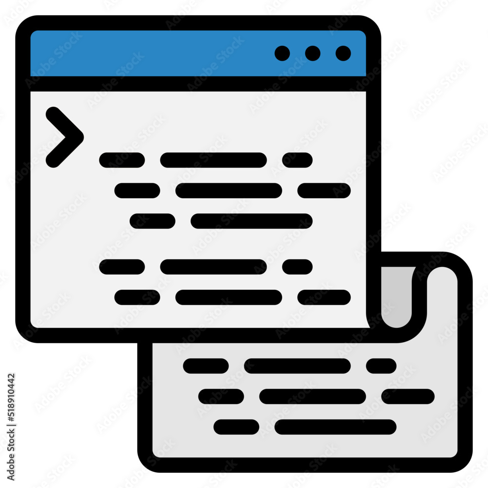 coding line icon coding line icon