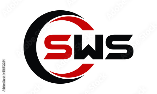 TWS three letter swoosh logo design vector template | monogram logo | abstract logo | wordmark logo | letter mark logo | business logo | brand logo | flat logo | minimalist logo | text | word | symbol