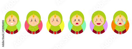 Oman Avatar with Various Expression