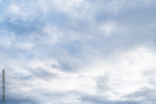 雲が一面に広がっていました