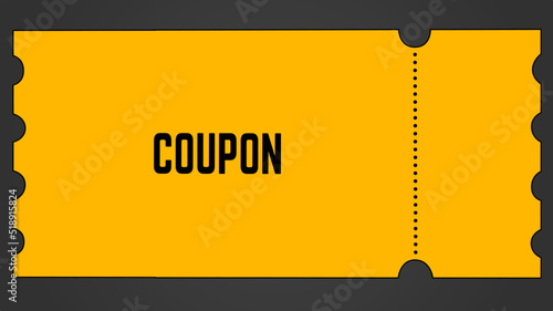 Coupon illustration.