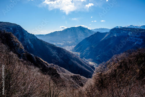 2022 02 26 Pedescala sunbeams in the Astico valley photo