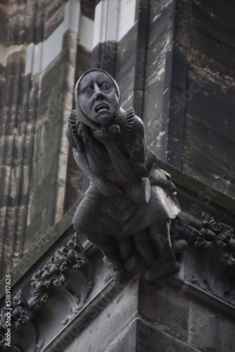 Detail of the Cathedral of Cologne, Spain © Laiotz