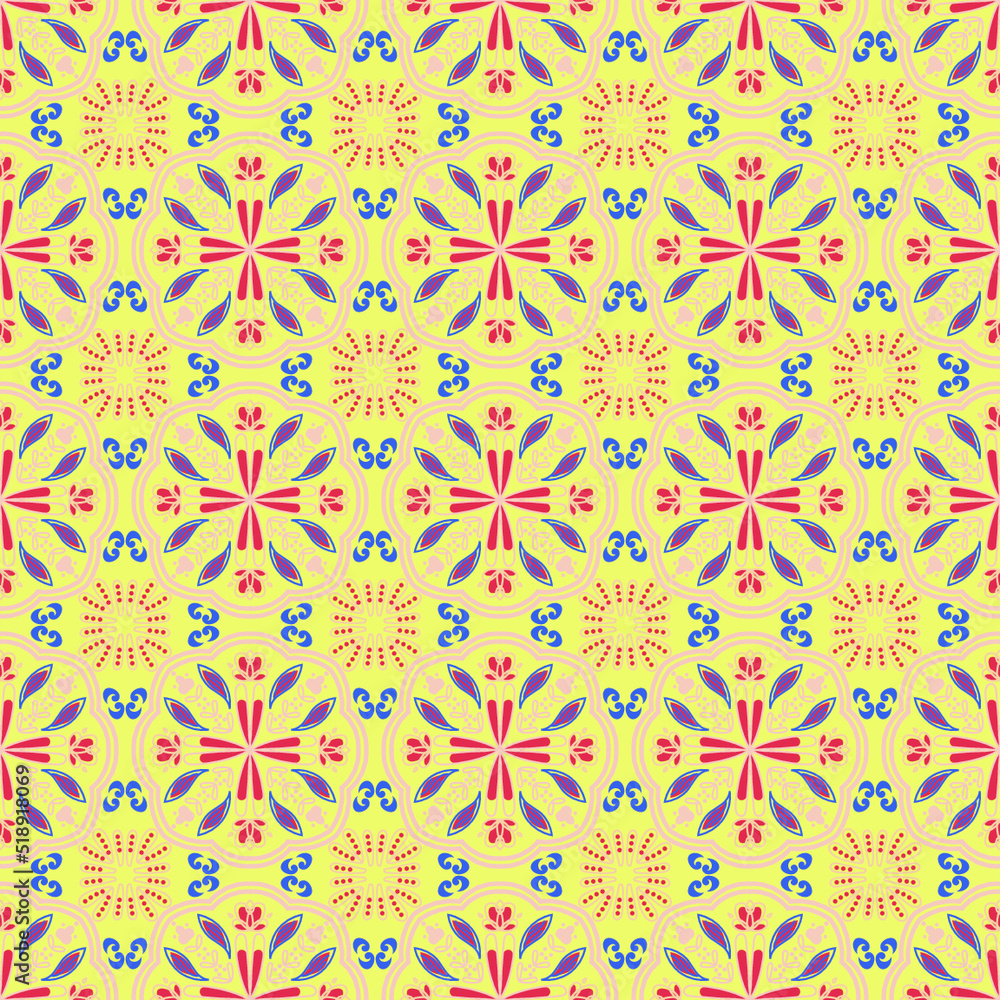Floral Seamless Pattern Background Garden Nature Damask Aboriginal Ornament Art Floral Seamless Pattern Background Garden Nature Damask Aboriginal Ornament Art